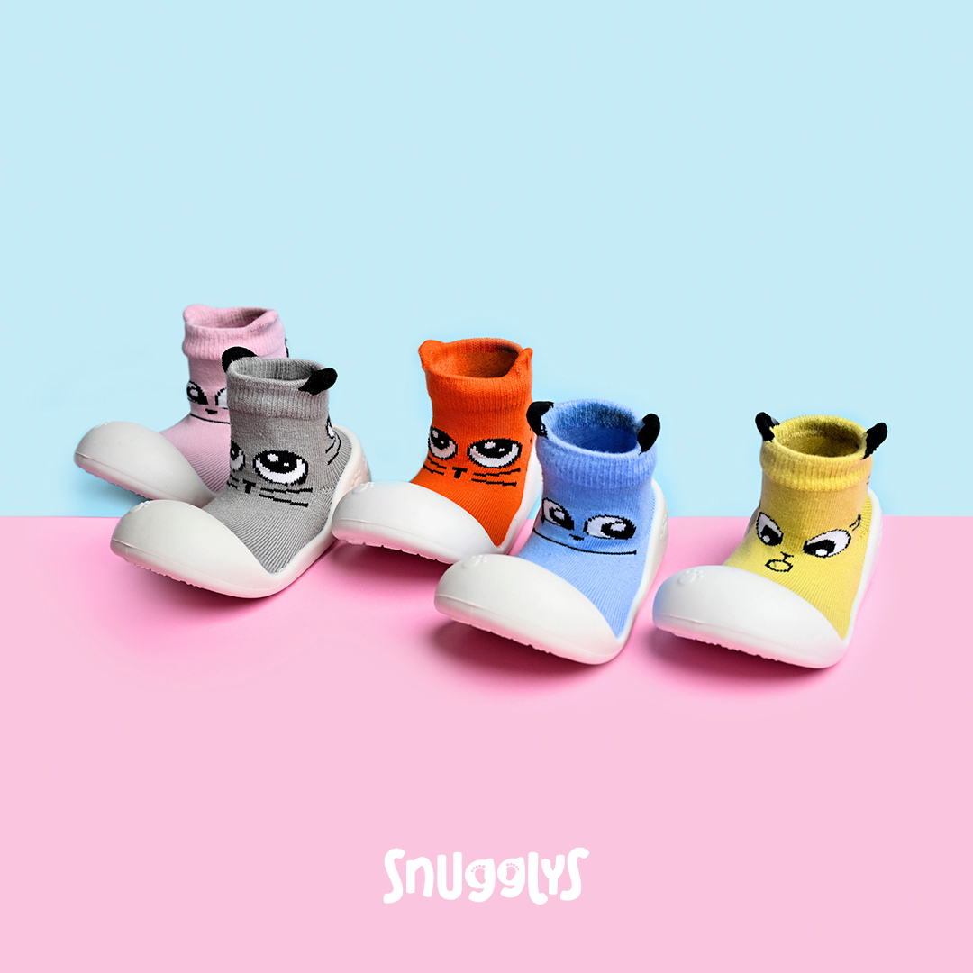 Snugglys™ Smiley • Krabbelschuhe