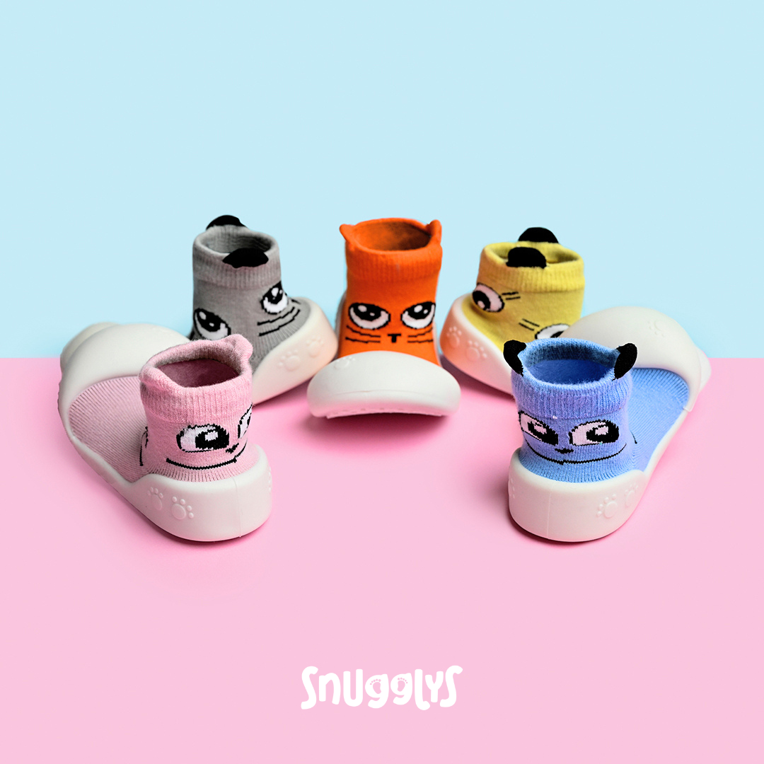 Snugglys™ Smiley • Krabbelschuhe