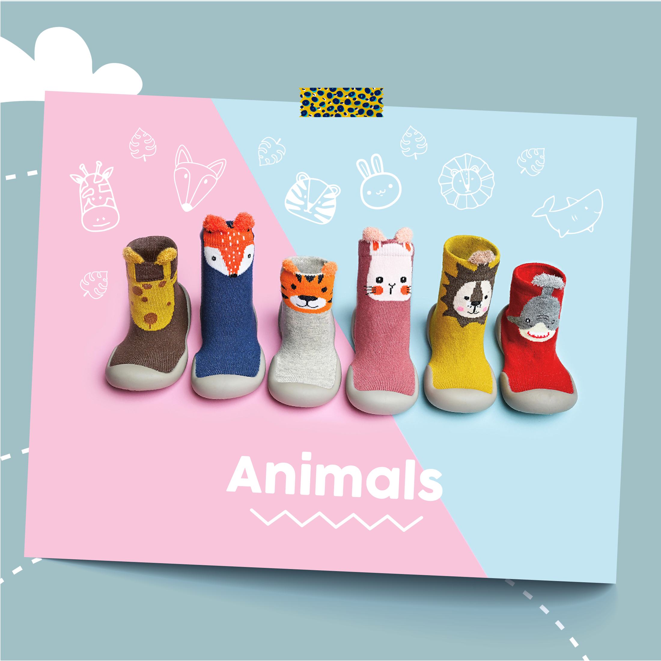 Snugglys™ Animals • Krabbelschuhe